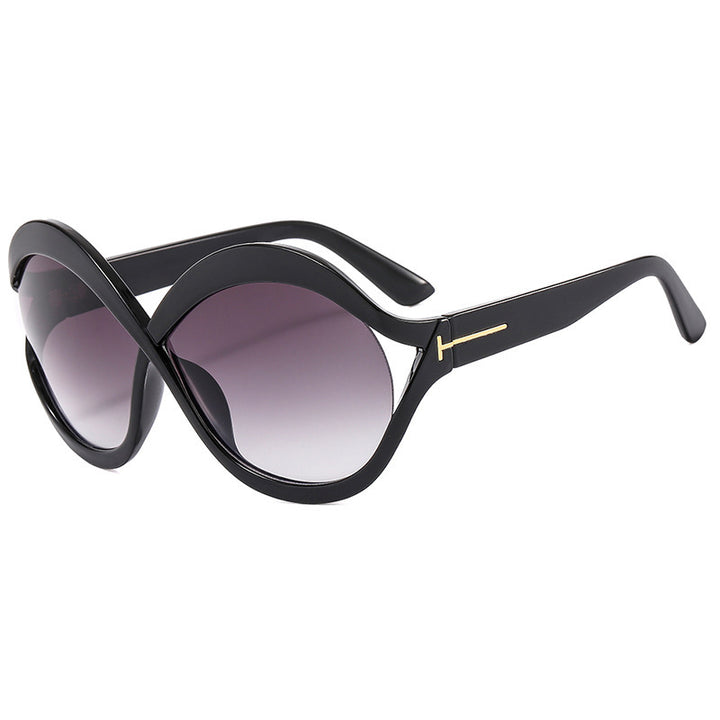Dame ekstravagant formet solbrille Luvikno