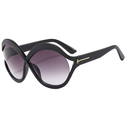 Dame ekstravagant formet solbrille Luvikno