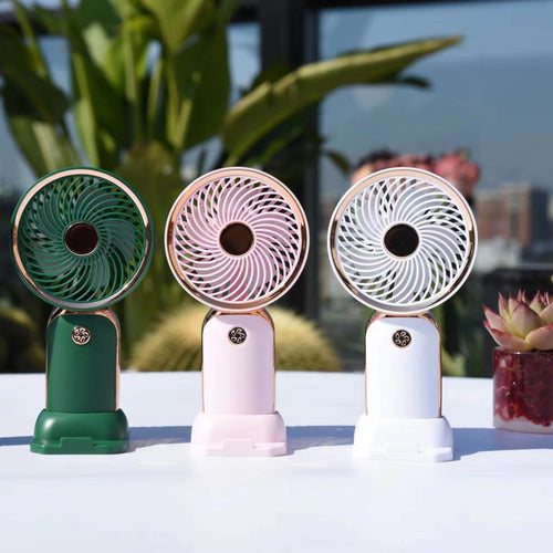 Dame Bærbar Mini-vifte med innovativt spiraldesign Luvikno