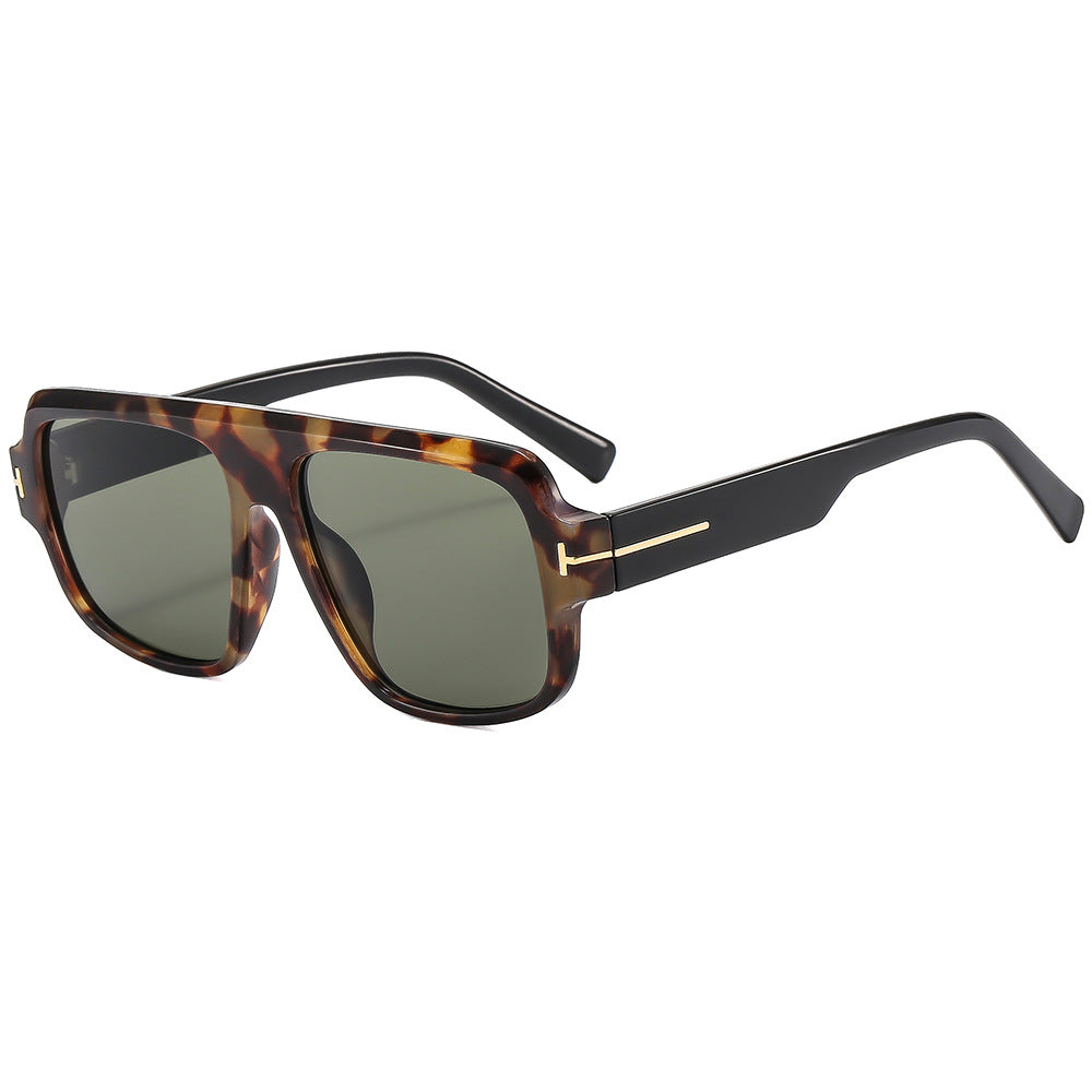 Dame trendy firkantet solbrille Luvikno