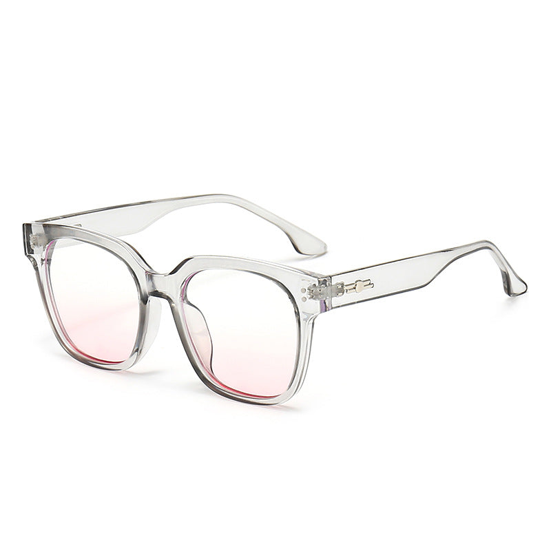 Dame firkantet solbrille med stilig ramme Luvikno