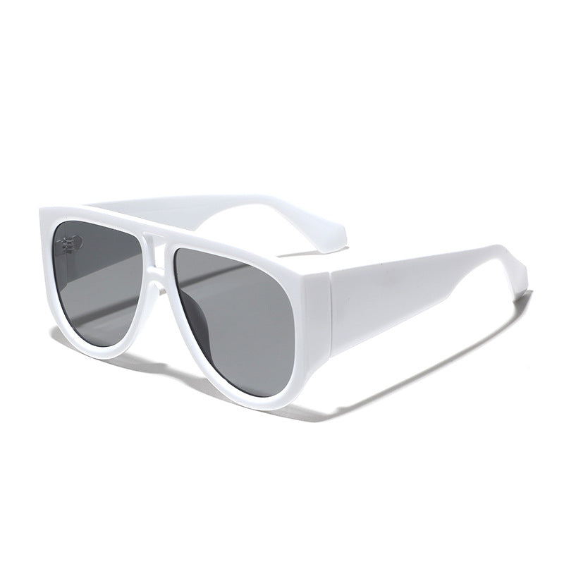 Damer fashionable oversized solbriller med ergonomisk ramme Luvikno