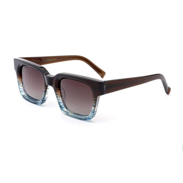 Dame moteriktig solbrille med markant geometrisk design og UV-beskyttelse Luvikno