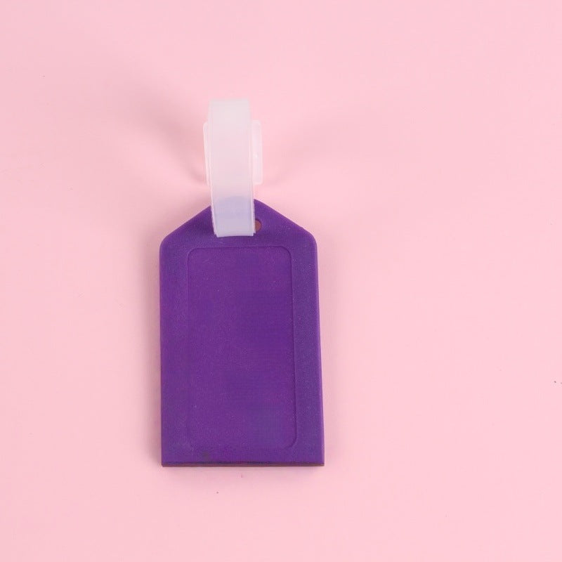 Unisex fleksibel silikon bagasjelapp Luvikno