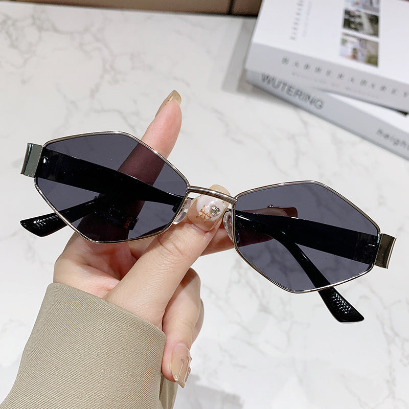 Damer geometrisk Cat-Eye solbriller Luvikno