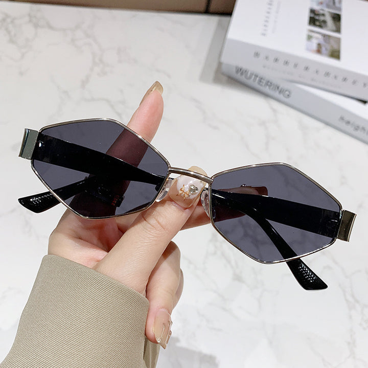 Damer geometrisk Cat-Eye solbriller Luvikno