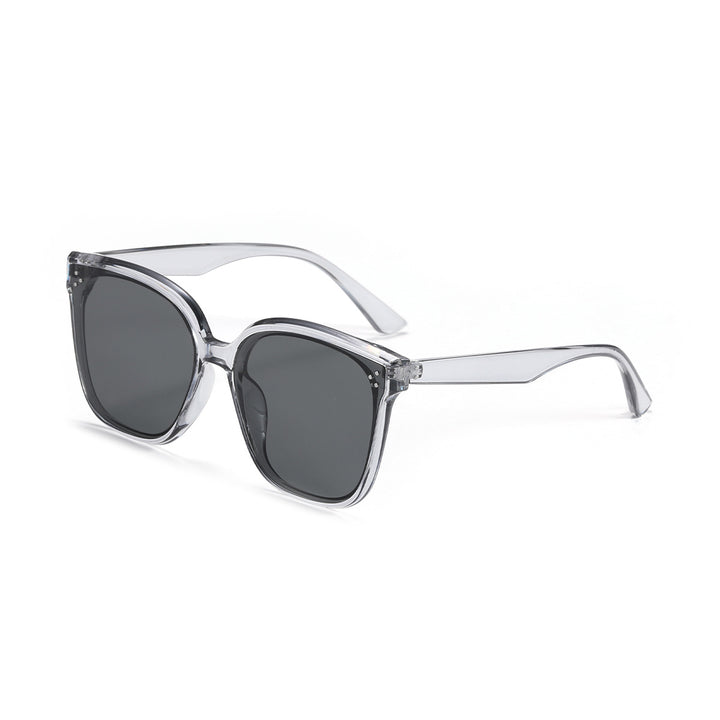 Dame moteriktig solbrille med gjennomsiktig aksent Luvikno