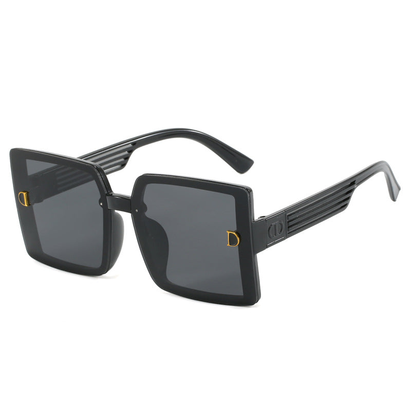 Dame firkantet solbrille med ergonomisk ramme og UV-beskyttelse Luvikno