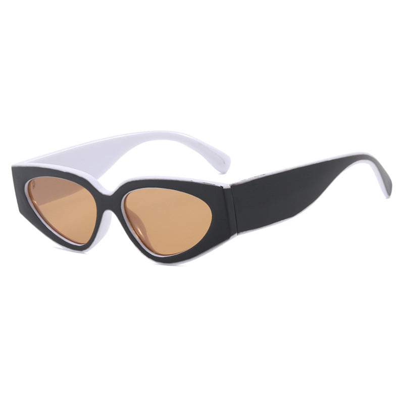 Dame Cat-Eye solbriller med ekstravagant design og beskyttende UV-filter Luvikno