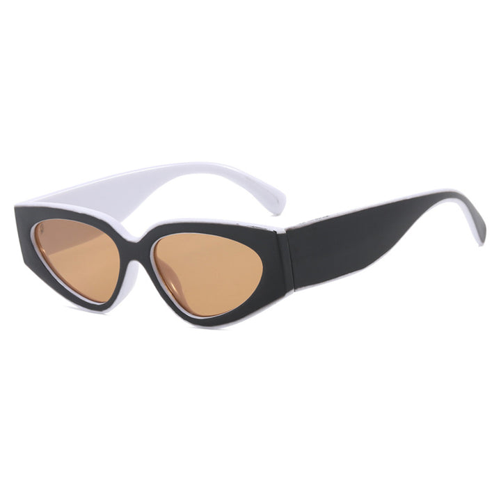 Dame Cat-Eye solbriller med ekstravagant design og beskyttende UV-filter Luvikno