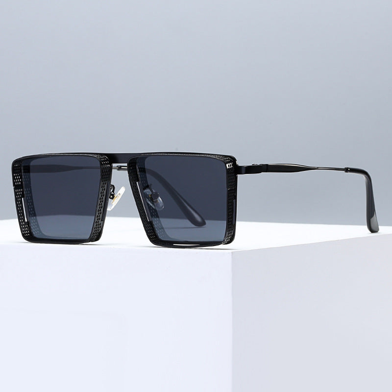 Dame Oversized Designer-solbriller med unikt rammedesign Luvikno