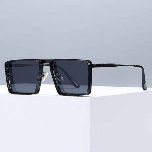 Dame Oversized Designer-solbriller med unikt rammedesign Luvikno
