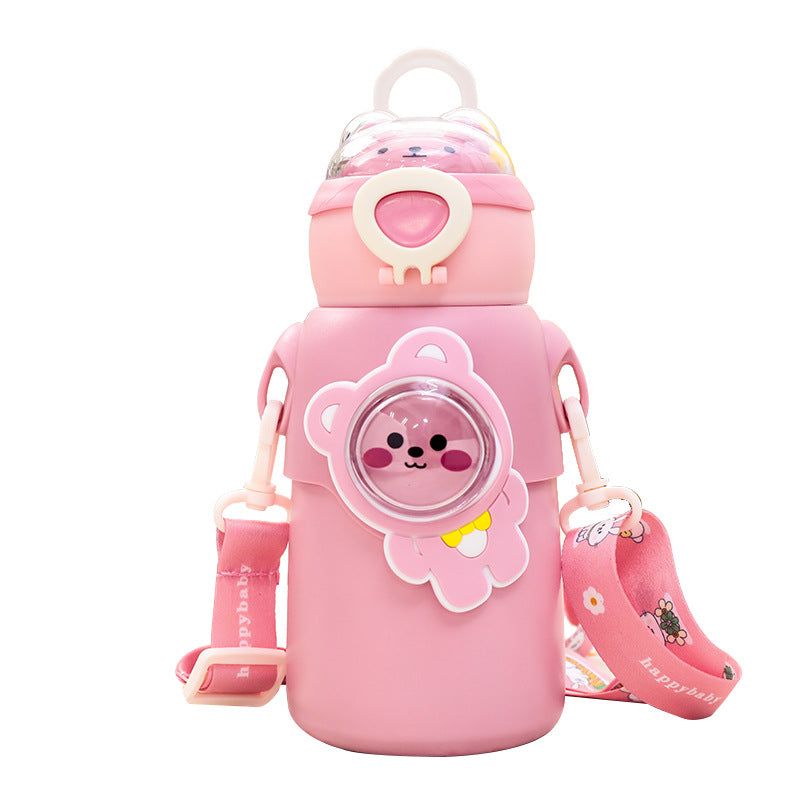 Dame isolert drikkeflask med dyremotiv Luvikno