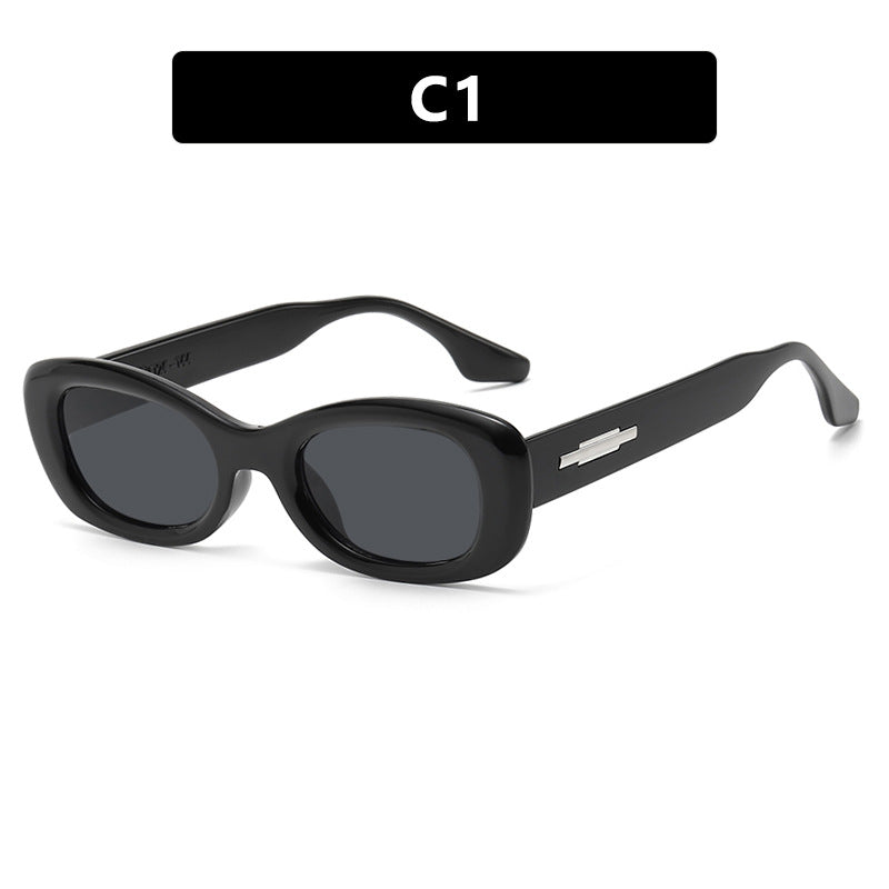 Dame moteriktig solbrille i trendy retro-stil med UV-beskyttelse Luvikno