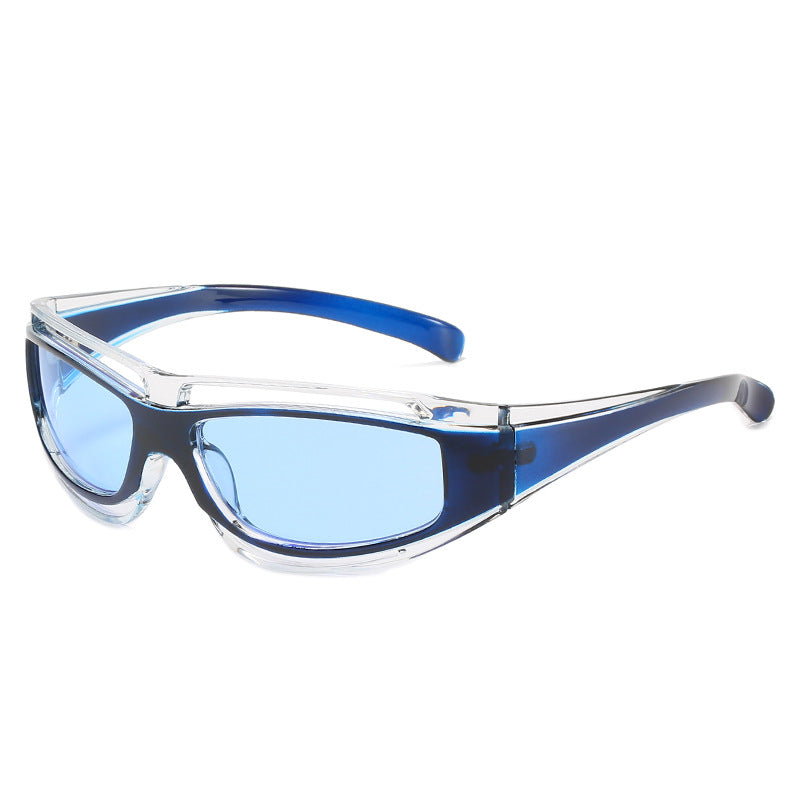 Dame sporty solbriller med aerodynamisk design og polariserte glass Luvikno