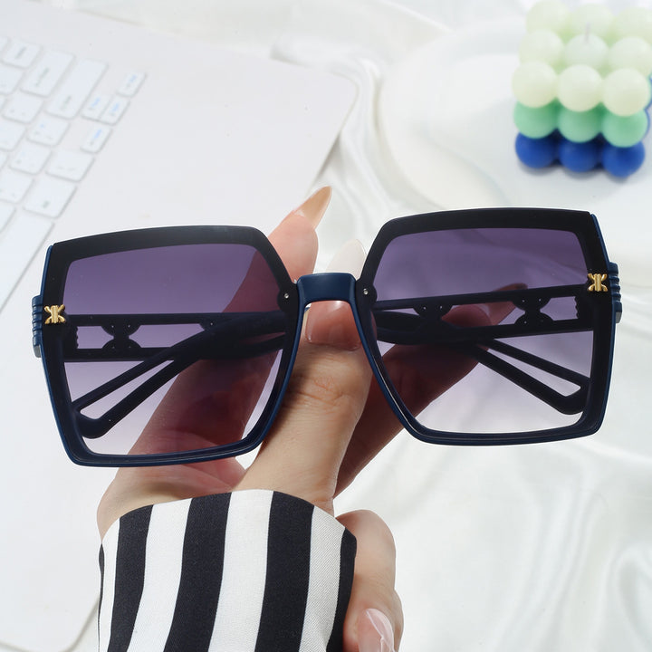 Dame stilige oversized solbriller Luvikno