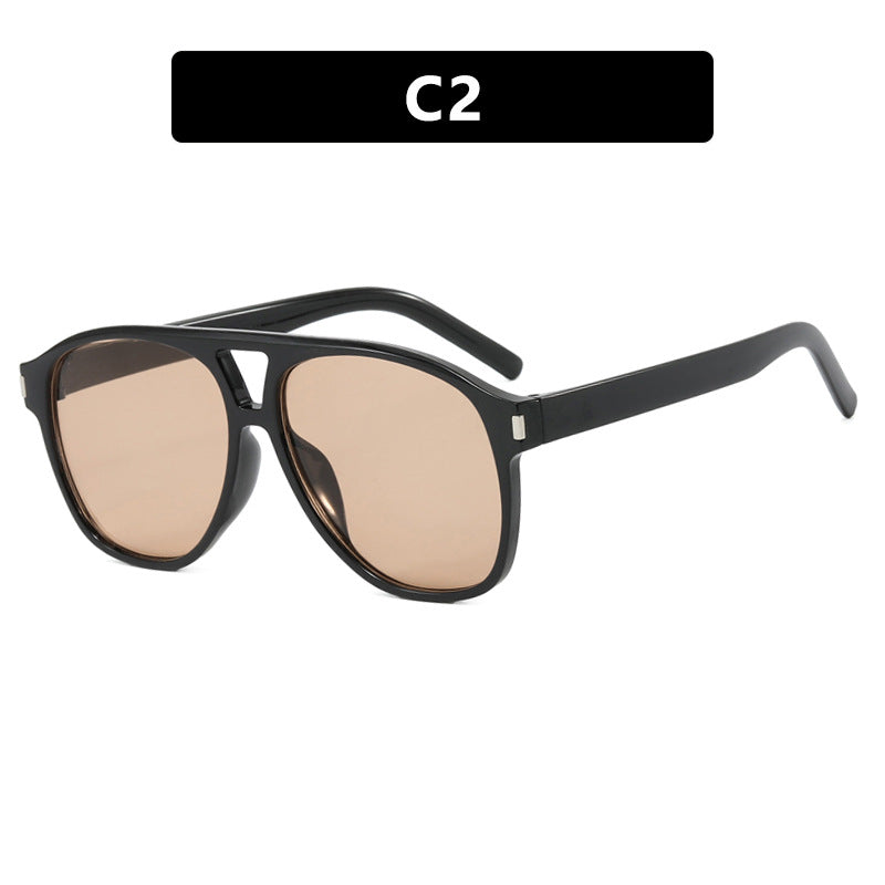 Damer solbrille i trendy skilpadde-design Luvikno