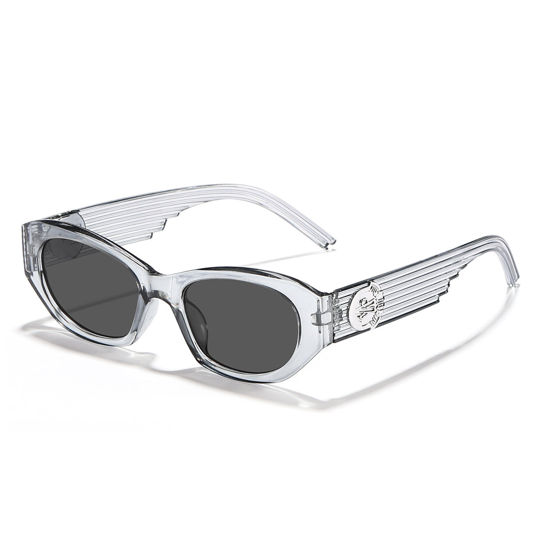 Dame Designer-solbrille i elegant transparent design Luvikno