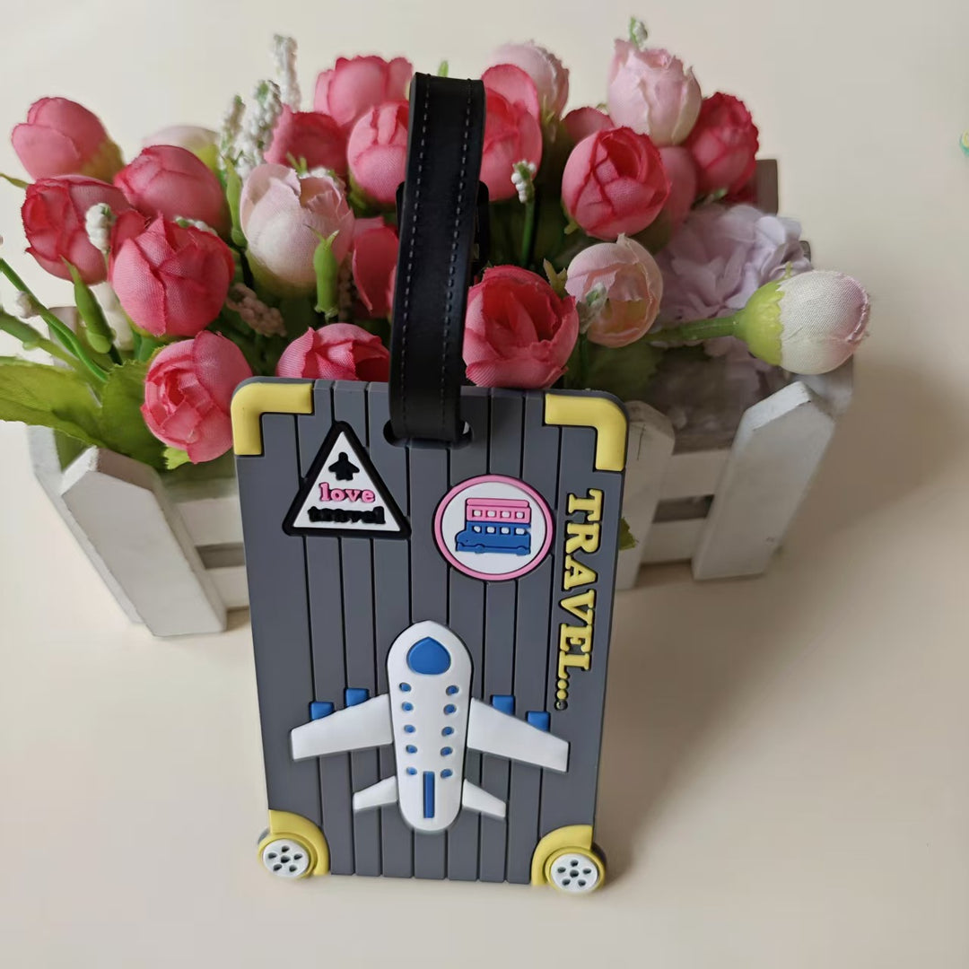 Unisex Bagasjelapp med kreativt reise-motiv Luvikno