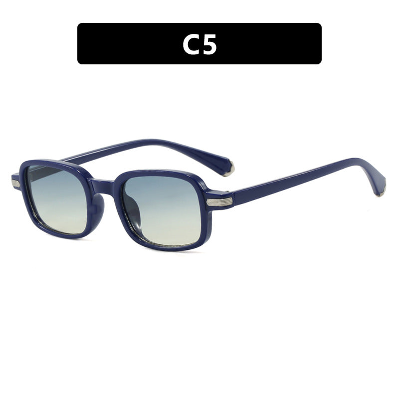 Dame moteriktig kvadratisk solbrille i trendy skilpadde-design Luvikno