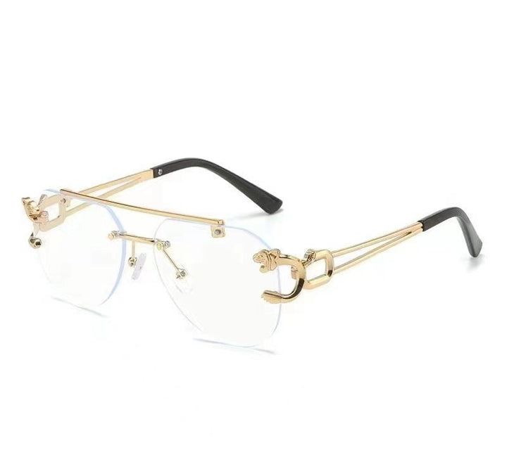 Dame Designer solbrille med unikt dyreakcent Luvikno