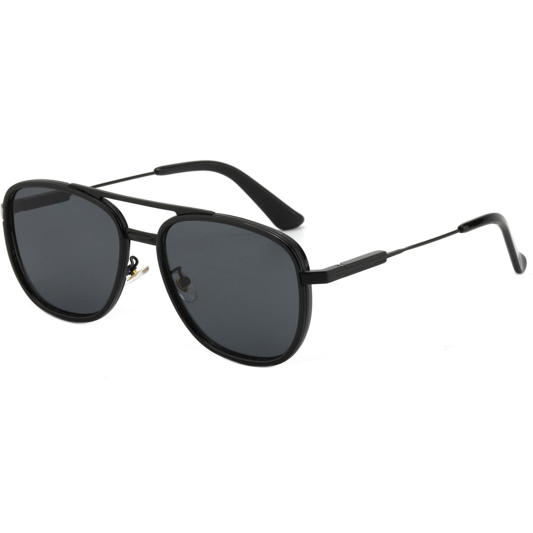 Damer Elegant Pilot solbrille med høykvalitets linser og stilig metalramme Luvikno
