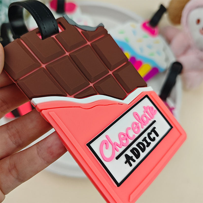 Unisex bagasjetag i cupcake-design Luvikno