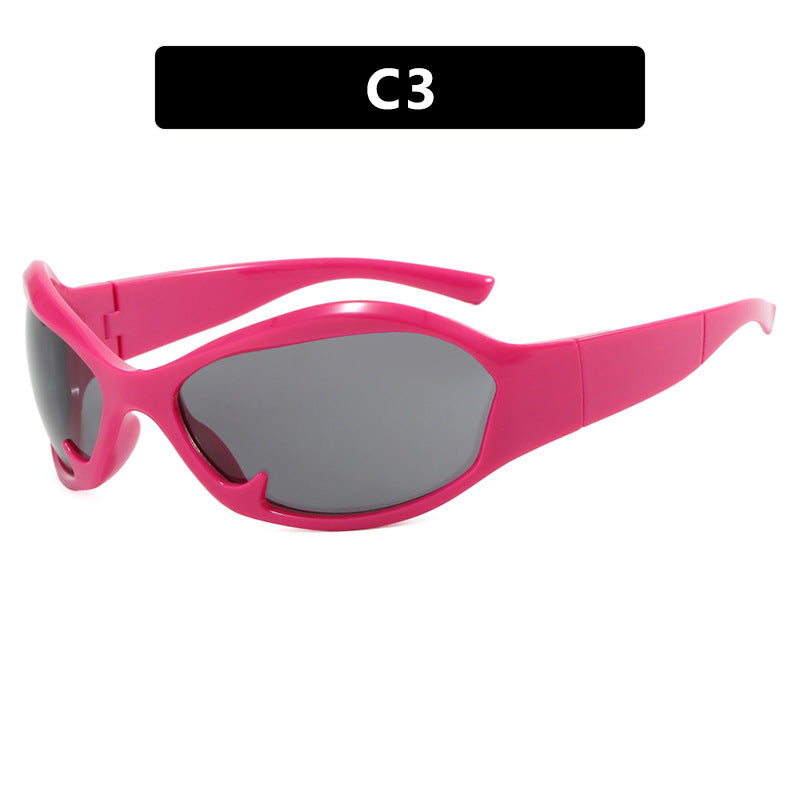 Dame Sport-solbrille med slitesterkt design og beskyttende UV-filter Luvikno