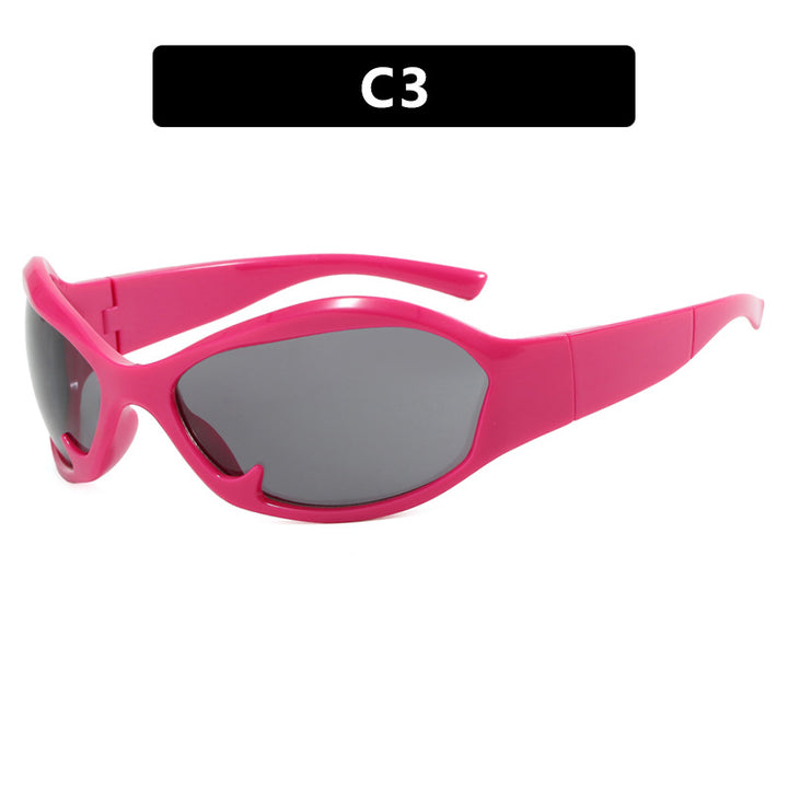 Dame Sport-solbrille med slitesterkt design og beskyttende UV-filter Luvikno