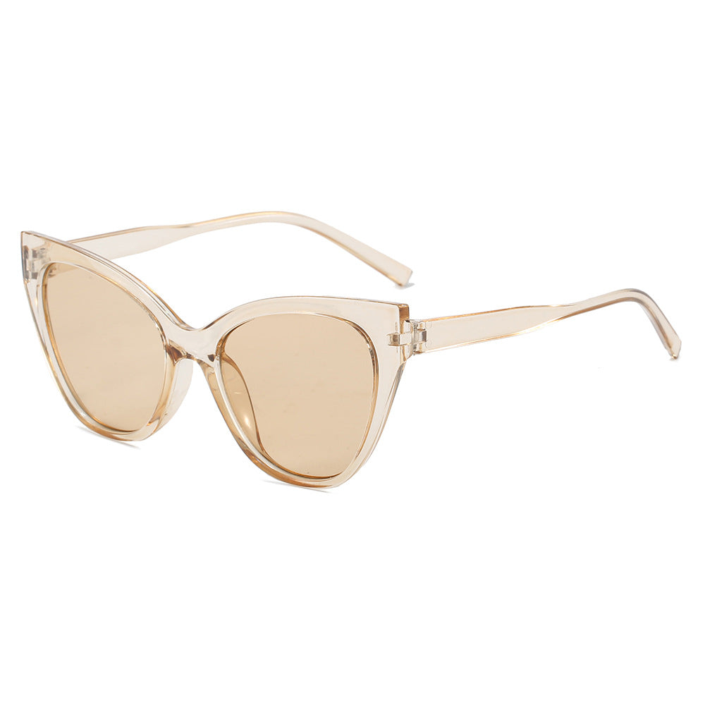 Dame Cat-Eye solbriller med UV-beskyttelse og moderne ramme Luvikno