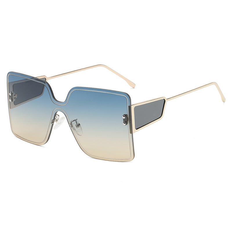 Dame oversized Geometrisk Solbrille Luvikno
