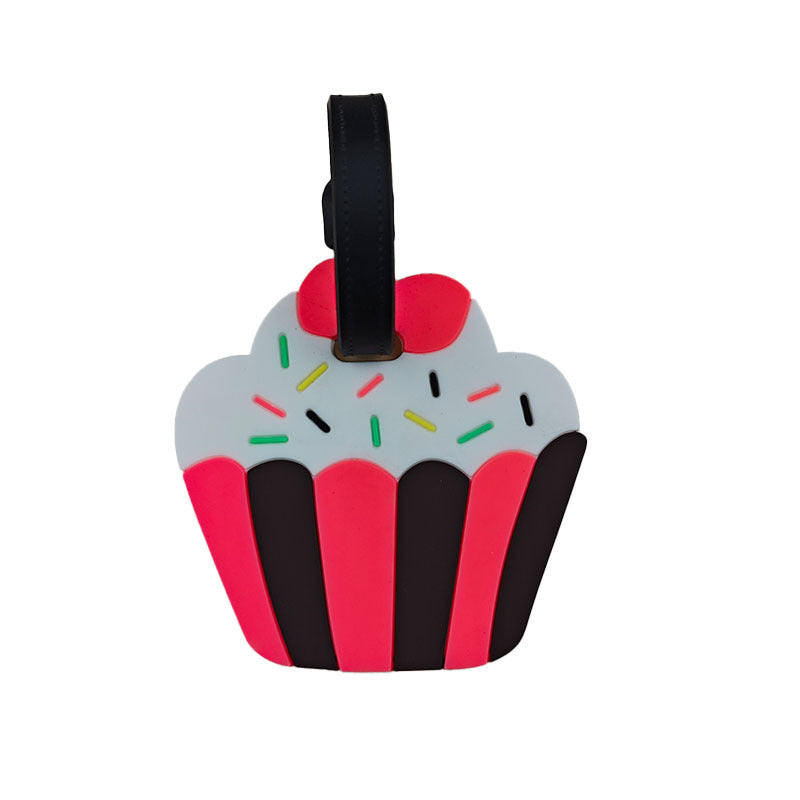 Unisex bagasjetag i cupcake-design Luvikno