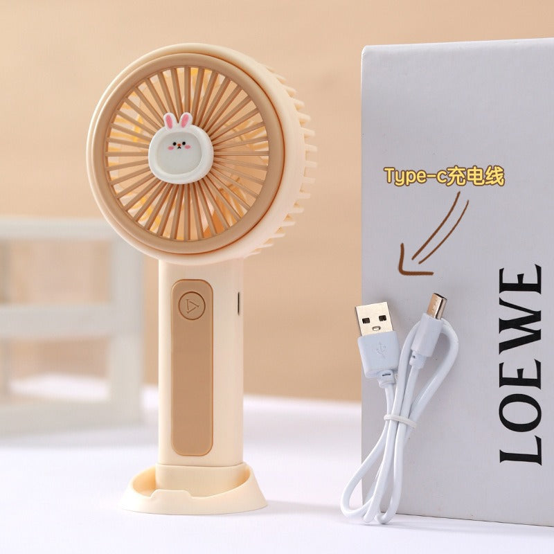 Unisex bærbar USB oppladbar vifte Luvikno