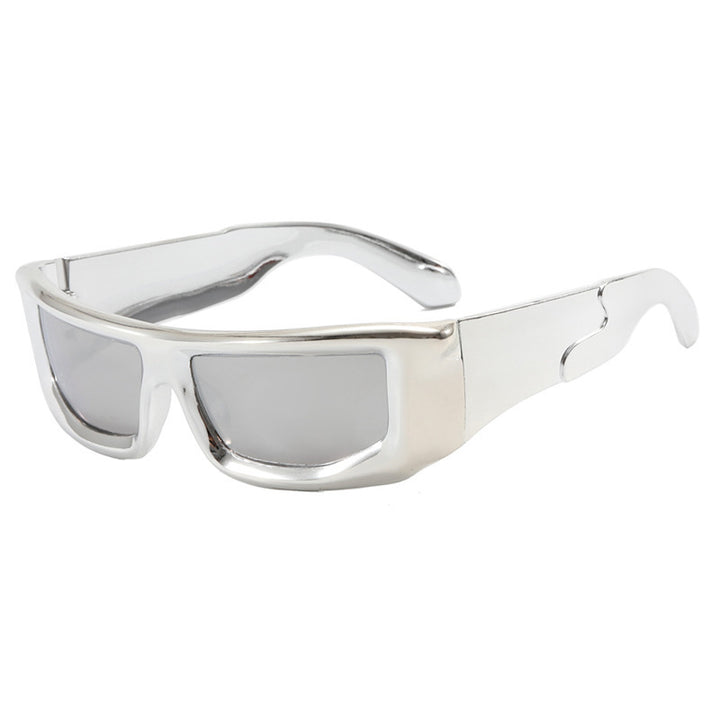 Dame sporty solbriller med stilfull metallramme Luvikno