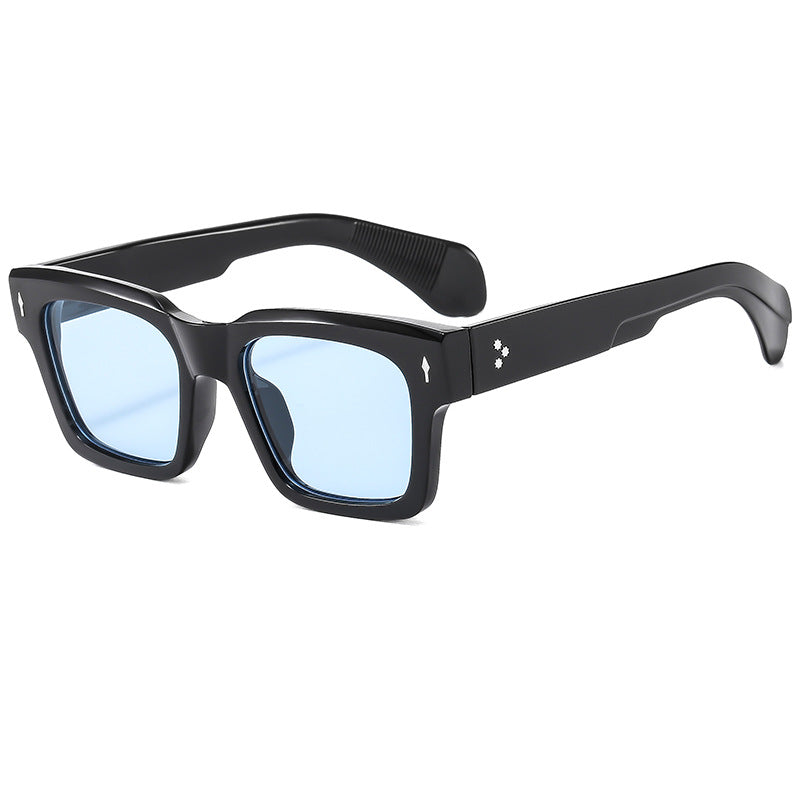 Dame kvadratisk solbrille med luksuriøs ramme og beskyttende UV-filter Luvikno