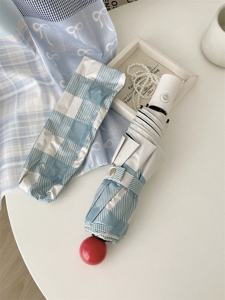 Dame sammenleggbart paraply med spesiell design Luvikno