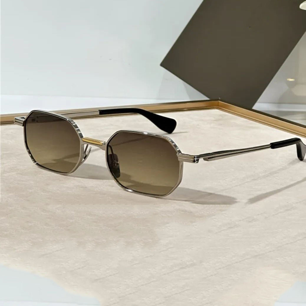 Dame Design solbrille i moderne, åttekantet stil Luvikno