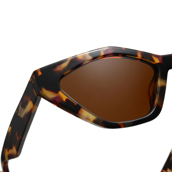 Dame Cat-Eye solbrille med unikt design og høy kvalitet UV-beskyttelse Luvikno