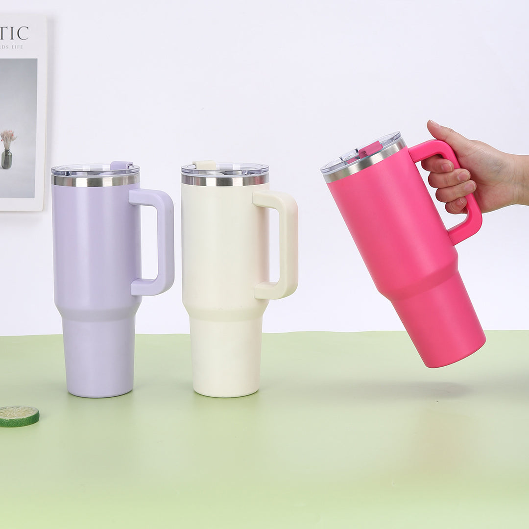 Kvinne Høy- kvalitet Termisk Kopp med Ergonomisk Håndtak og Leak-Proof Lokk Luvikno