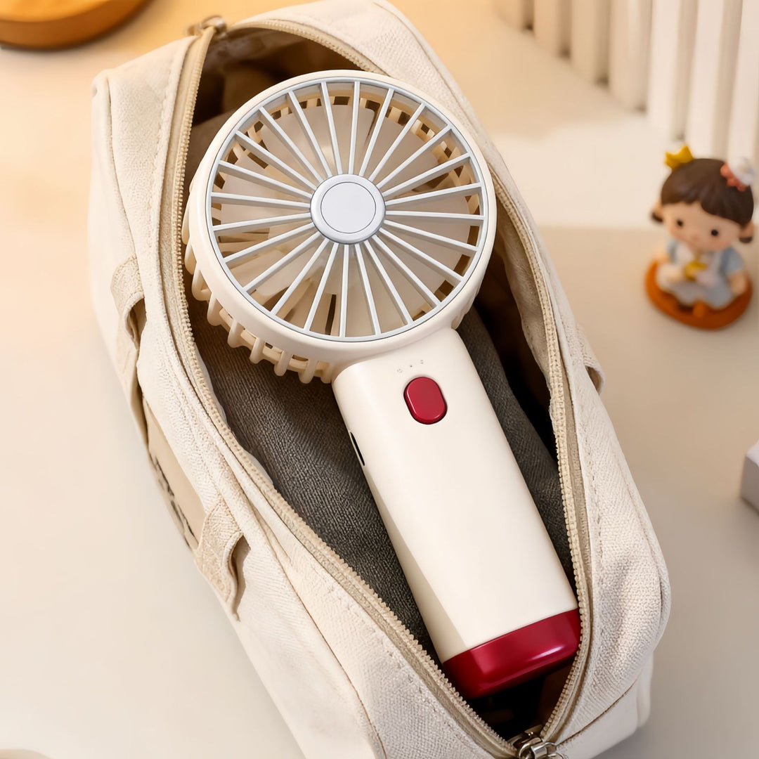 Dame Bærbar Håndvifte med USB-port og ergonomisk design Luvikno