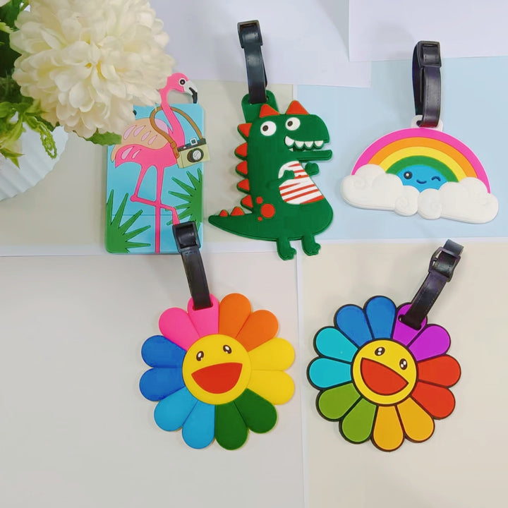 Unisex Bagasjelapp i Flamingo-design Luvikno