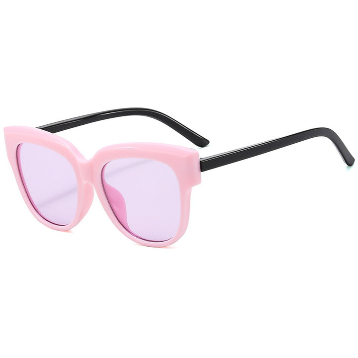 Damer Modische Cat-Eye Solbriller med trendy plastikkramme Luvikno