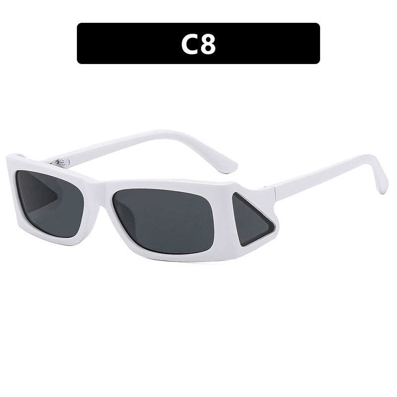 Damer ekstravagante solbrille i geometrisk design Luvikno