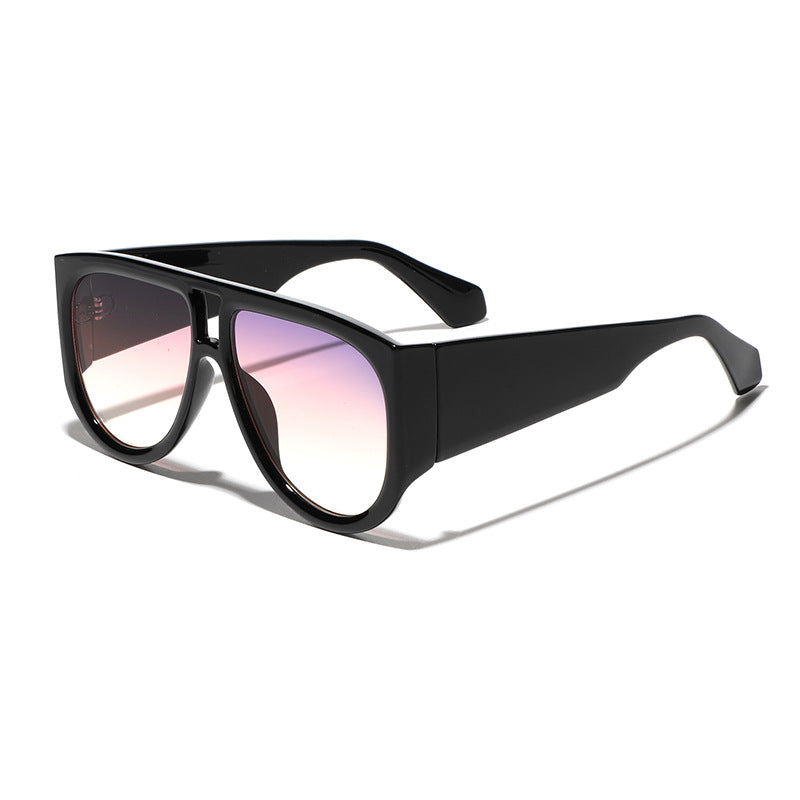 Damer fashionable oversized solbriller med ergonomisk ramme Luvikno
