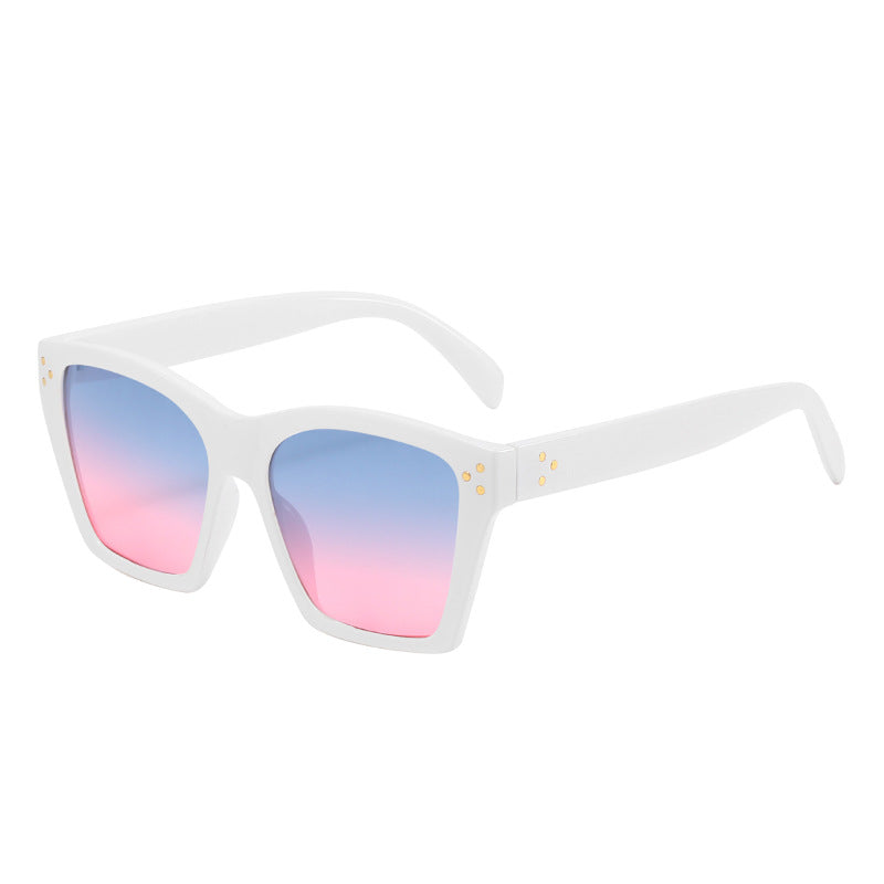 Dame stor moteriktig solbrille Luvikno