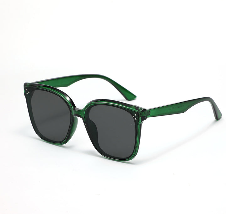 Dame moteriktig solbrille med gjennomsiktig aksent Luvikno