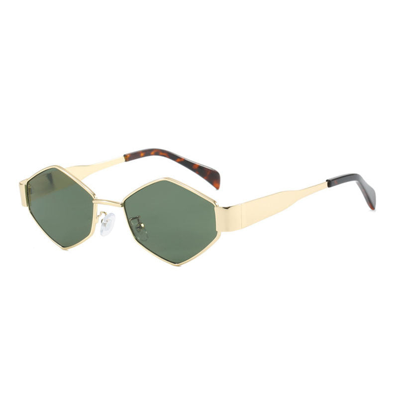 Dame geometrisk solbrille Luvikno