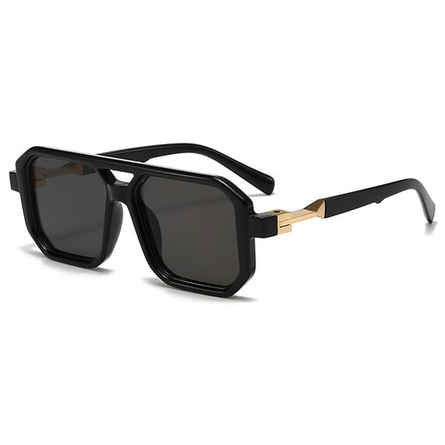 Dame stilige oversized solbriller med geometrisk ramme Luvikno