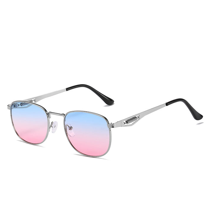 Dame Fashionable Pilot Sunglasses with High-Quality Metal Frame Luvikno