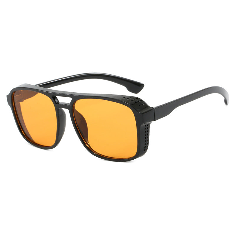 Dame moteriktig solbrille i trendy skilpaddemønster Luvikno